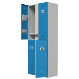 Автоматический шкаф-локер CARDDEX LP-4E, Серия: LP, Количество секций: 4, Бесконтактный считыватель: EM-Marin