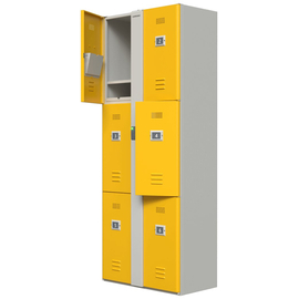 Автоматический шкаф-локер CARDDEX LP-6M, Серия: LP, Количество секций: 6, Бесконтактный считыватель:  Mifare