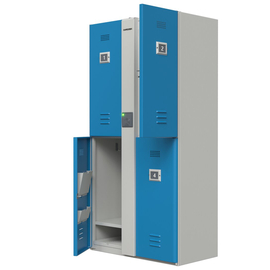 Автоматический шкаф-локер CARDDEX SP-4M, Серия: SP, Количество секций: 4, Бесконтактный считыватель:  Mifare
