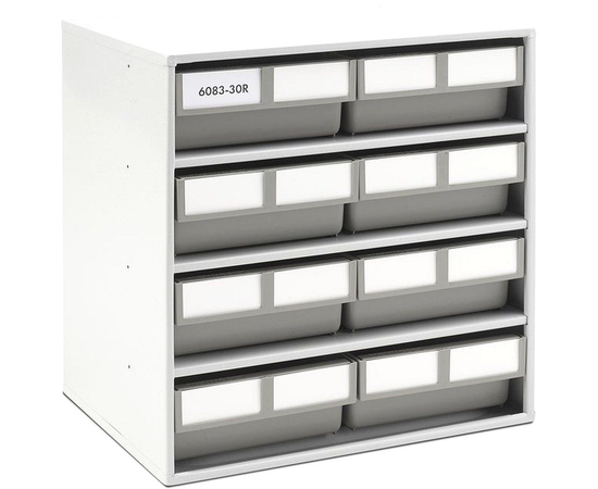 Treston 6083-30R. Kennoset storage bin cabinet 400x300x395, grey (Артикул:6083-30R)
