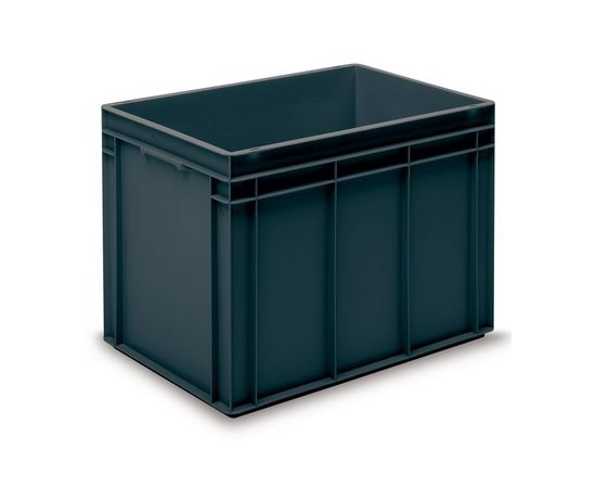 Плоскодонный антистатический контейнер RAKO 3-209-0 EL (600 x 400 x 425 мм) (Артикул:3-209-0 EL), Размер основания: 600x400, Высота, мм: 425