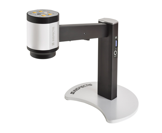 Видеомикроскоп INSPECTIS C12-С (720p HD,зум 12x,РД 240мм,HDMI,штатив с подсветкой,SD-карта) (Артикул:HD-010-C), Комплект: Камера, штатив с подсветкой, SD-карта, Исполнение: общепромышленное