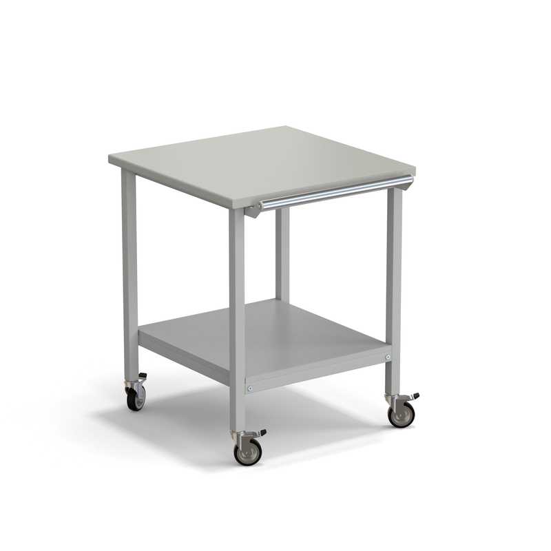 Стол подкатной с нижней полкой ЭКРОС 600х600 мм