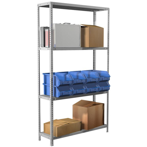 Стеллаж металлический MS Standart 185/100x40/4 в Санкт-Петербурге
