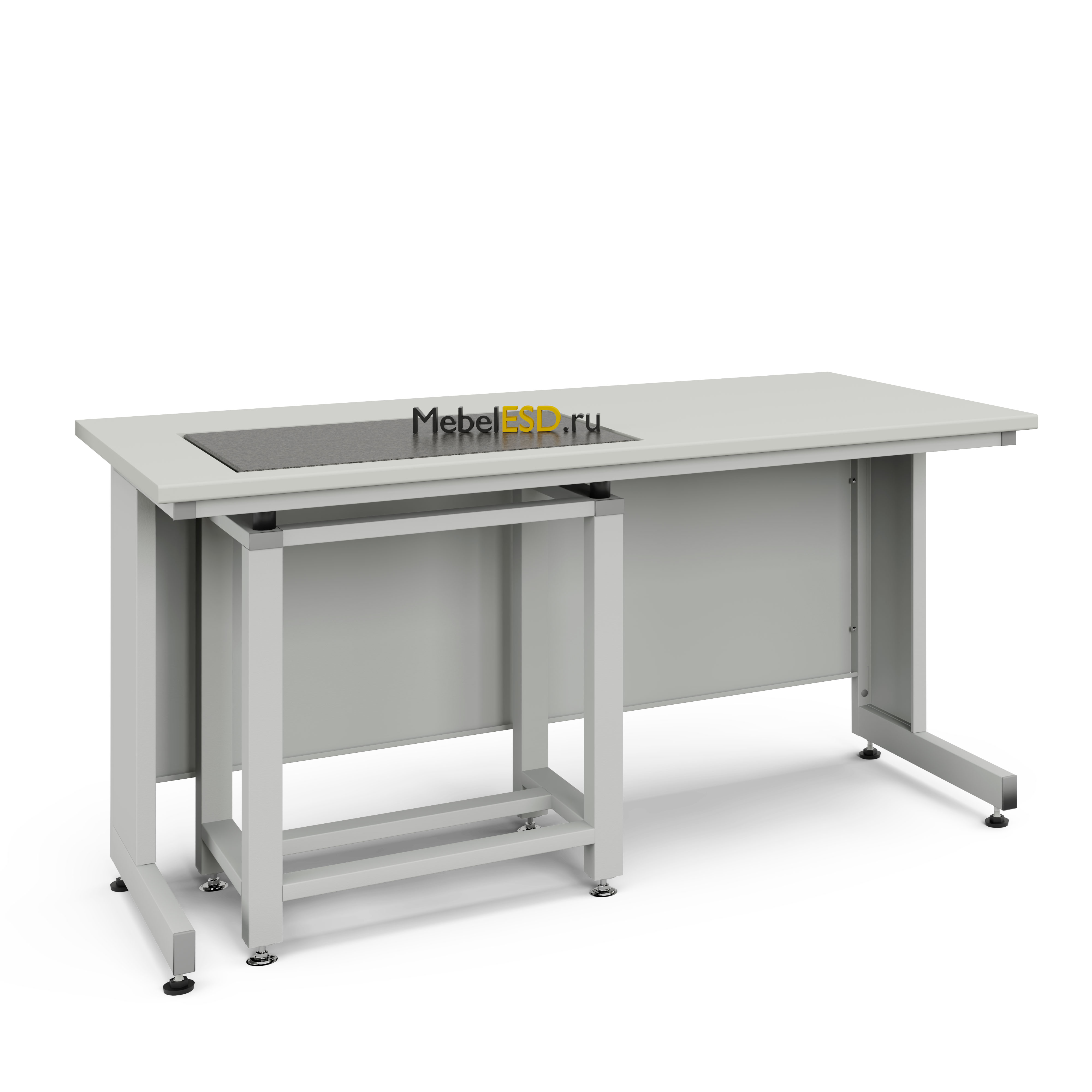 Стол весовой с приставкой ЭКРОС 1500х800х750 мм