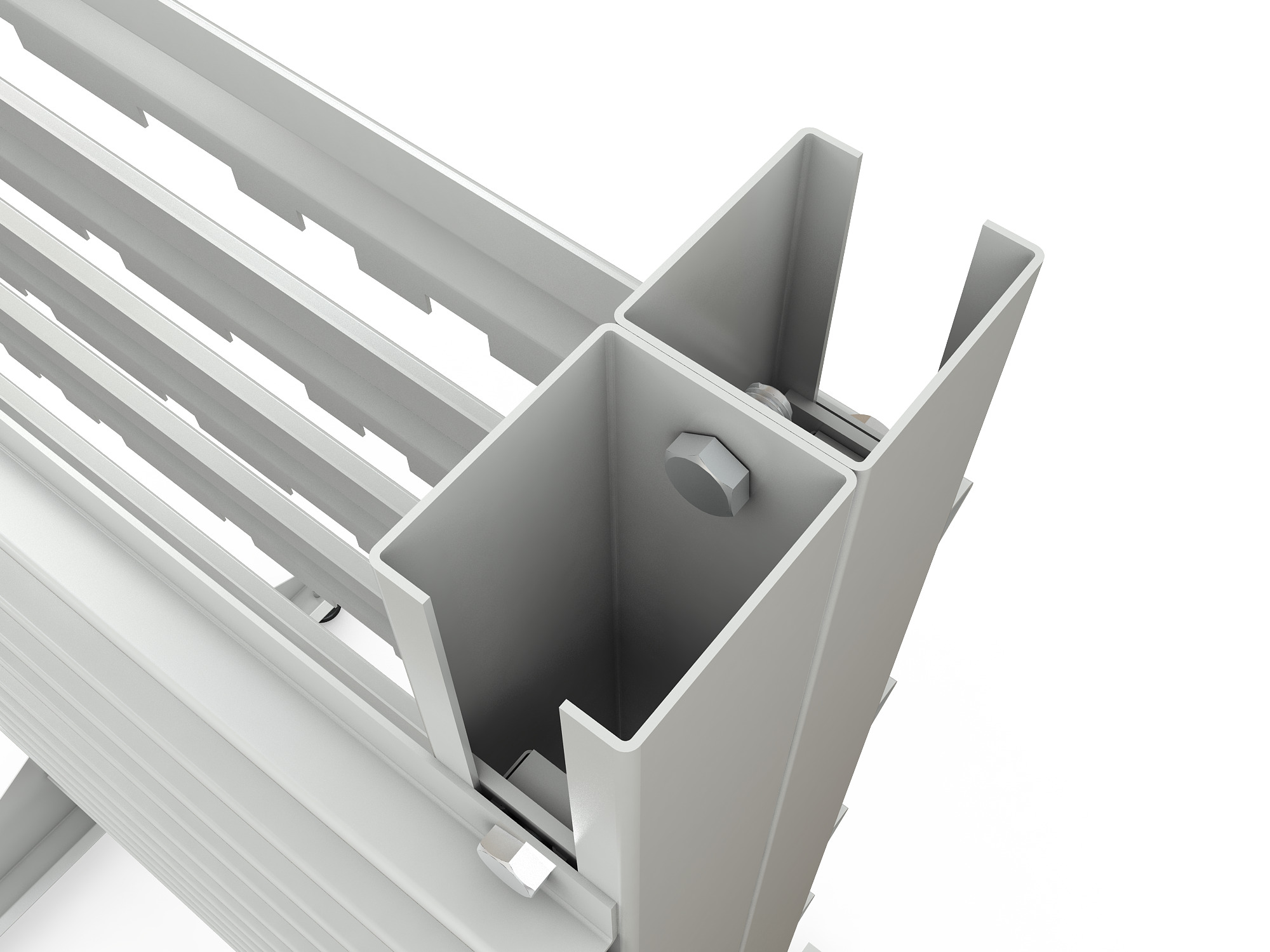 ER-00024076 Стеллаж для пластиковых лотков SORTEX односторонний 1500x1000x450.06