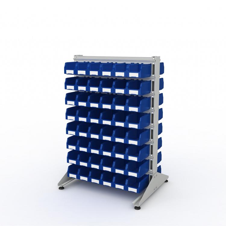 ER-00023959 Стеллаж для пластиковых лотков SORTEX двухсторонний 1500x1000x800.02