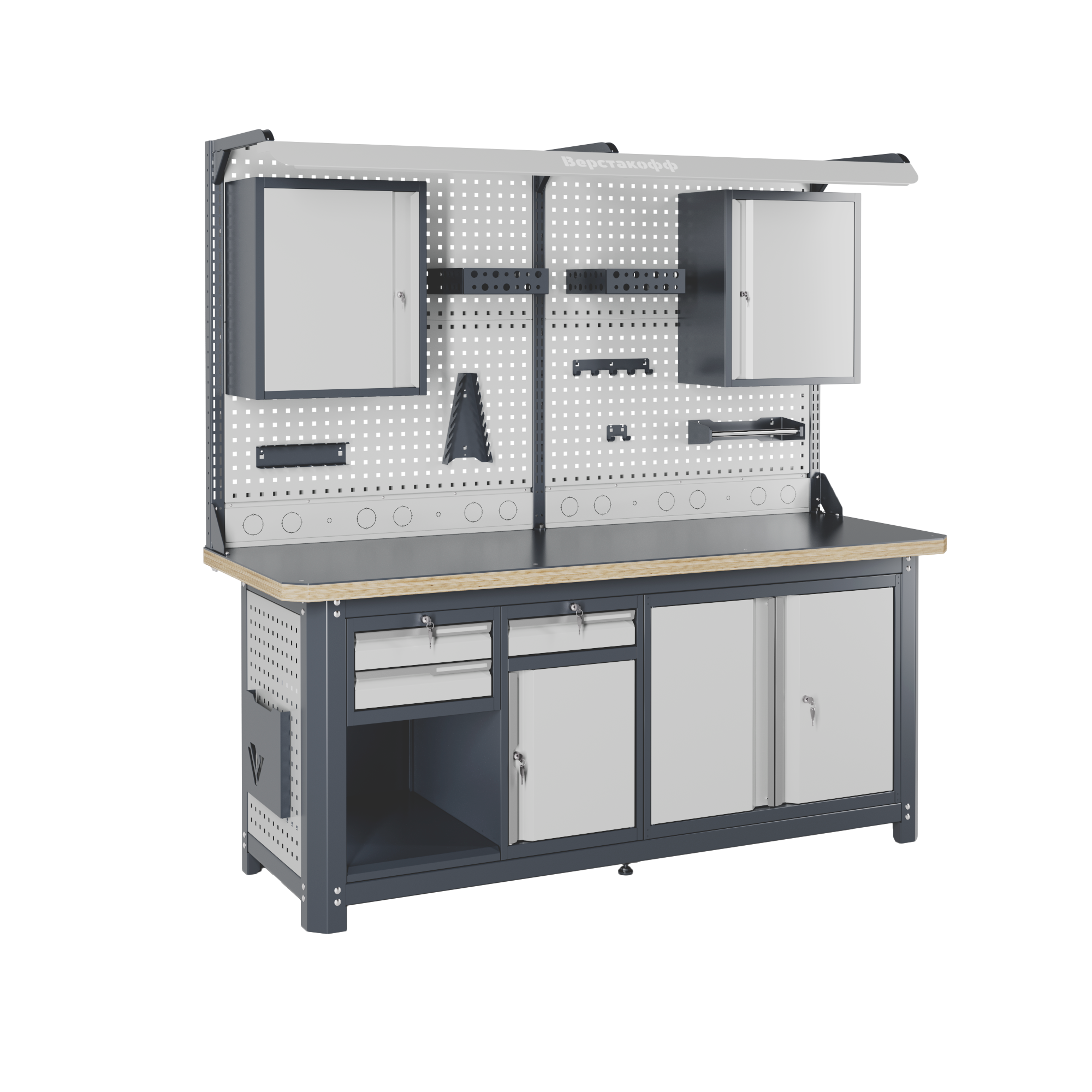 MCN 2052.S28L7.2-2FR Рабочее место Верстакофф 2000х743 мм