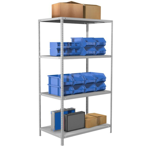 Стеллаж металлический MS Standart 185/100x60/4 в Санкт-Петербурге