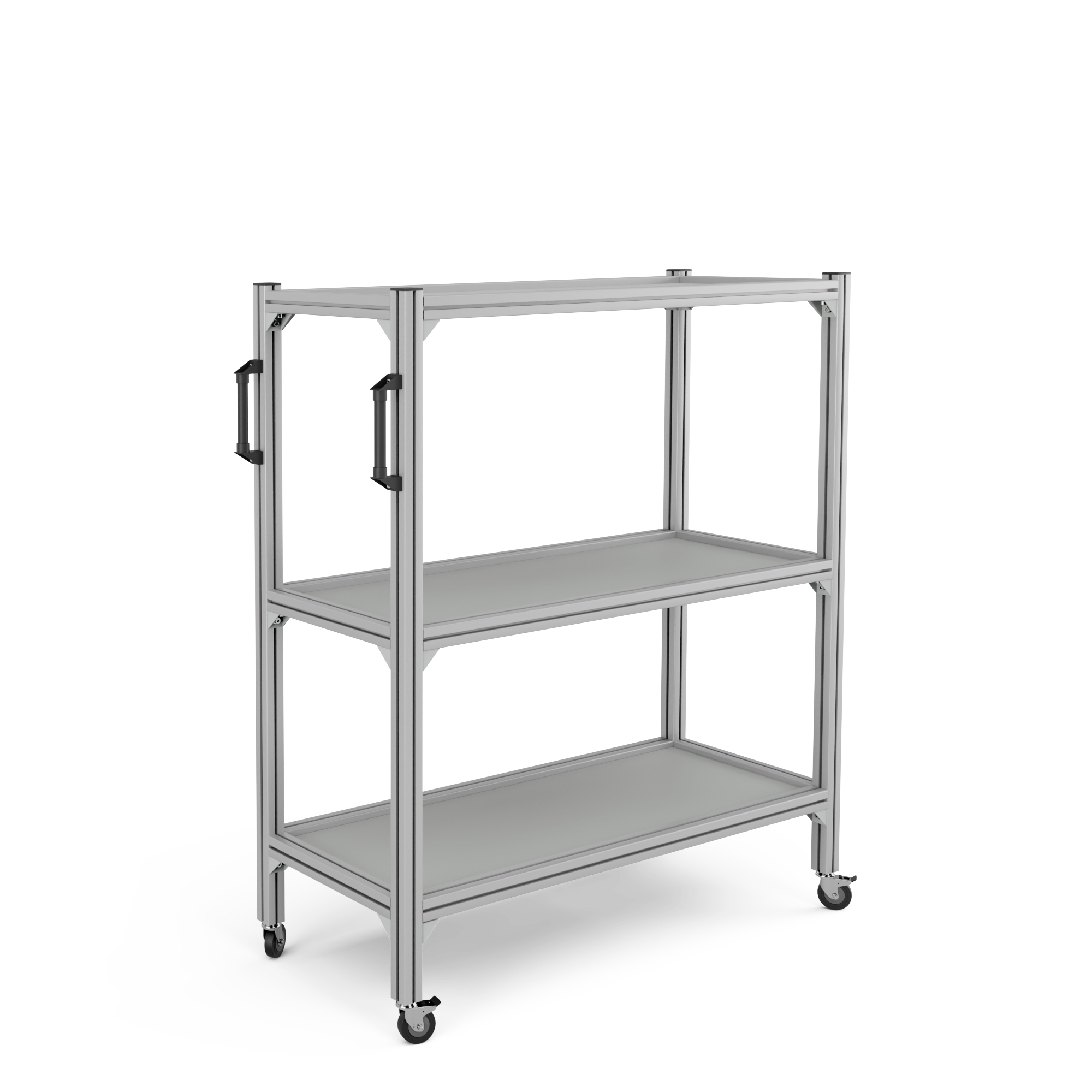 АЛ-1300КП Тележка из конструкционного профиля 1300х500х1480 мм