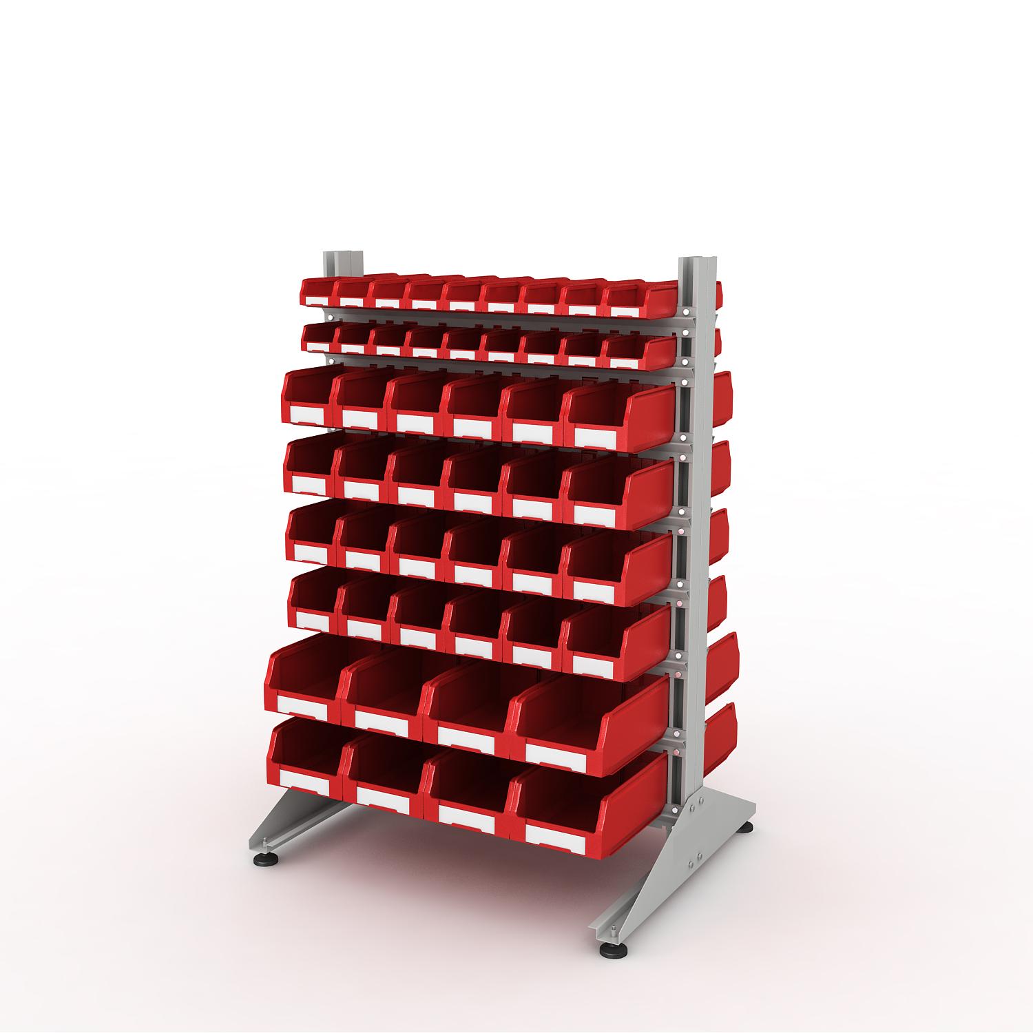 ER-00024031 Стеллаж для пластиковых лотков SORTEX двухсторонний 1500x1000x800.06