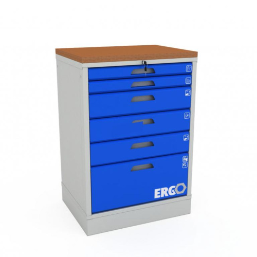 ER-00022563 Тумба инструментальная ERGO XM 06.2 900x700x550 мм