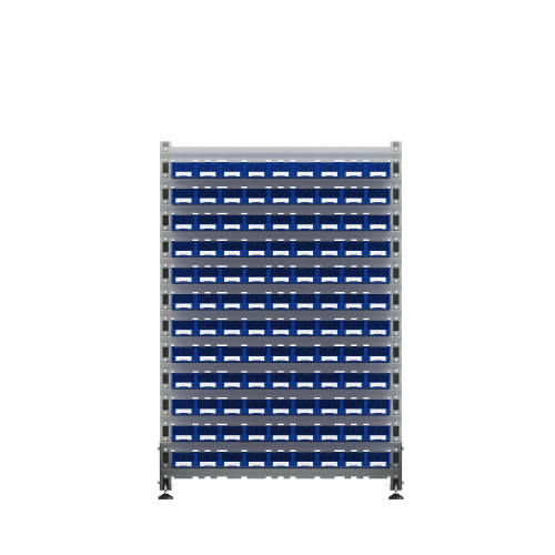 Стеллаж для пластиковых лотков SORTEX односторонний 1500x1000x450.01 ER-00024051