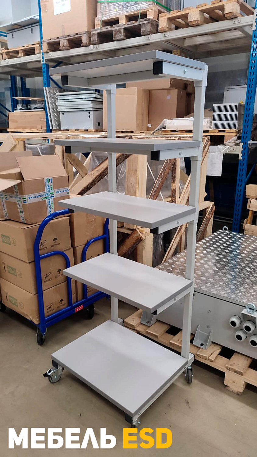 Стойка подкатная для приборов СОП