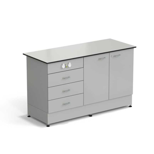 Стол-тумба 2 двери + 3 ящика с электрикой