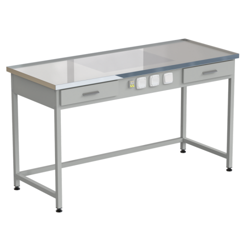 Стол с подсветкой рабочей зоны
